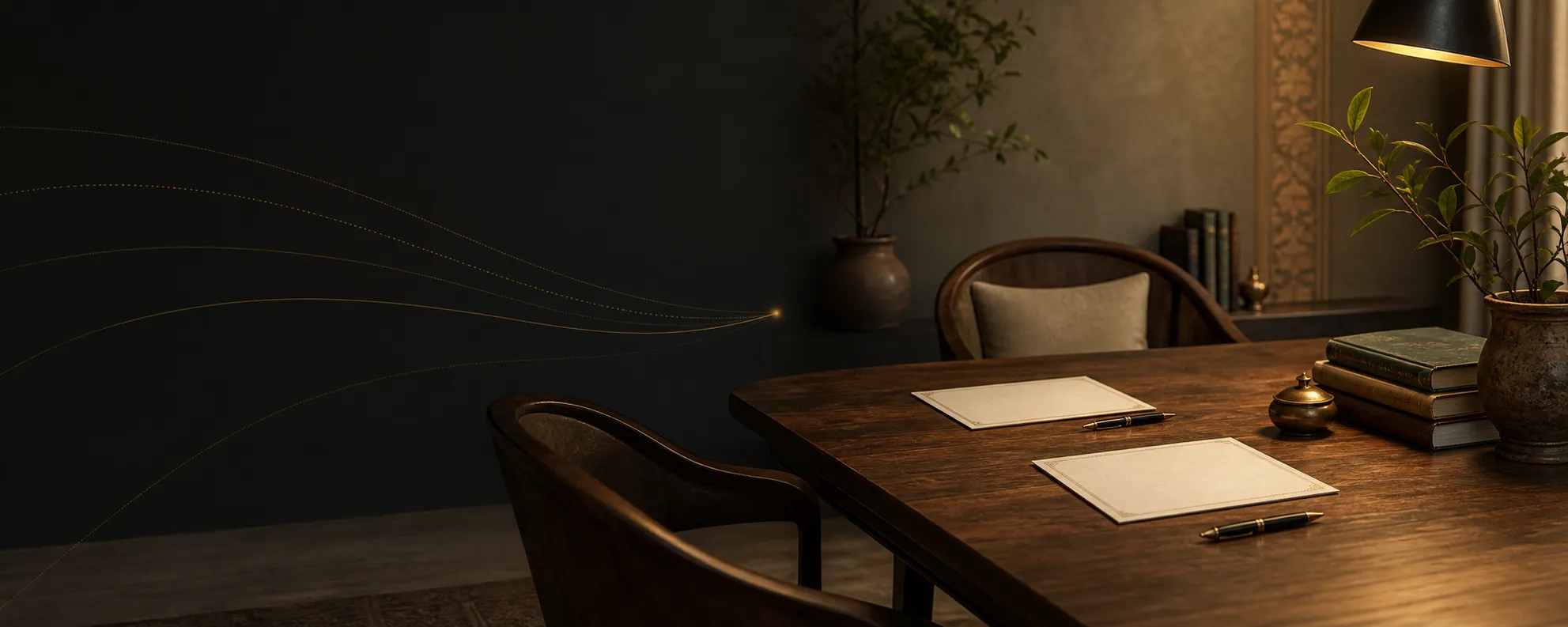A warm table prepared for attentive conversation